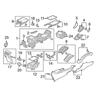 Acura OE - Center Console (Console & Components)