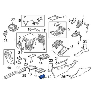 Acura OE - Center Console Cup Holder
