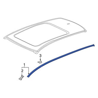 Acura OE - Left Roof Molding