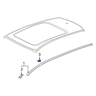 Acura OE - Roof Molding Clip