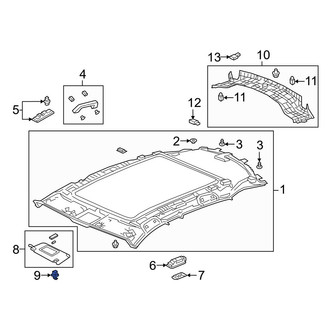 Acura OE - Sun Visor Holder