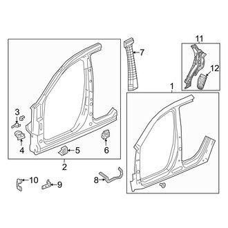 Acura OE - Pillars, Rocker & Floor - Aperture Panel