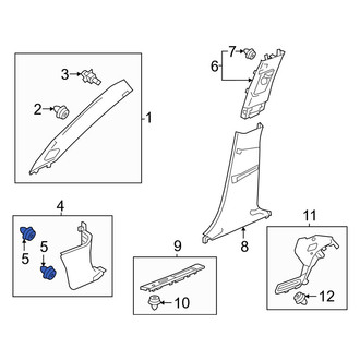 Acura OE - Door Sill Plate Clip