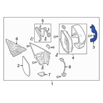 Acura OE - Center Left Turn Signal Light Assembly