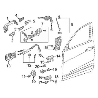 Acura OE - Front Door - Lock & Hardware