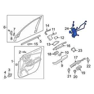 Acura OE - Front Left Door Wiring Harness