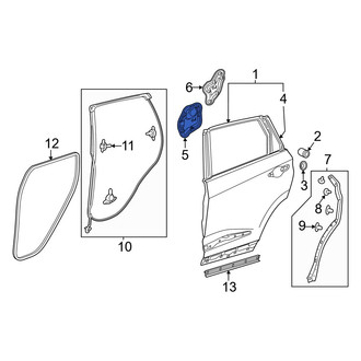 Acura OE - Rear Right Door Access Cover