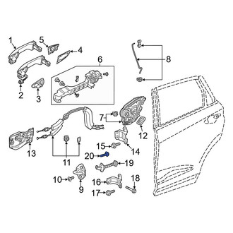 Acura OE - Door Check Bolt