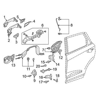 Acura OE - Rear Door - Lock & Hardware