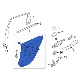 Acura OE - Front Left Inner Door Interior Trim Panel