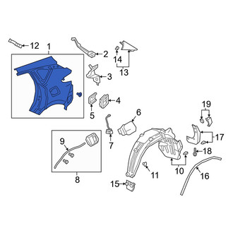 Acura OE - Rear Left Quarter Panel