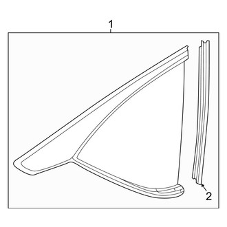 Acura OE - Quarter Panel - Glass