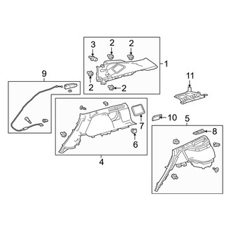 Acura OE - Quarter Panel - Interior Trim