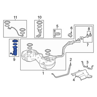 Acura OE - Fuel Pump and Sender Assembly