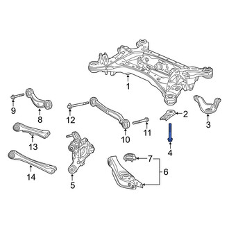 Acura OE - Suspension Crossmember Bolt