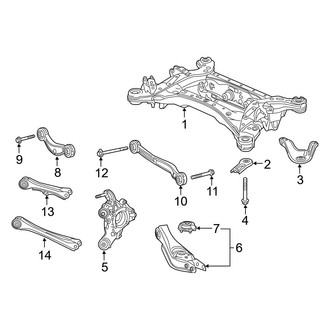 Acura OE - Rear Suspension - Suspension Components (FWD)