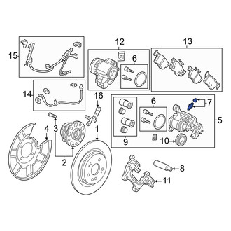 Acura OE - Front Brake Bleeder Screw