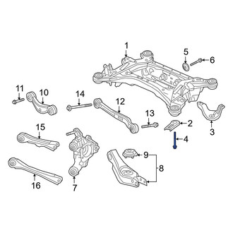Acura OE - Suspension Crossmember Bolt