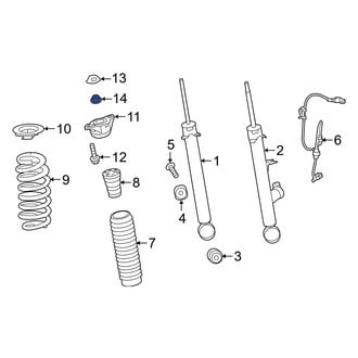 Acura OE - Suspension Shock Absorber Nut