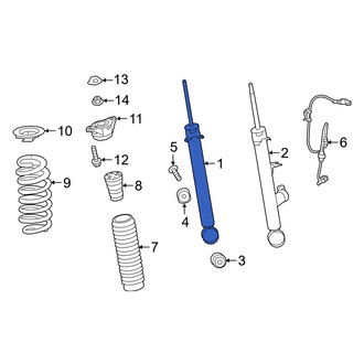 Acura OE - Rear Suspension Shock Absorber