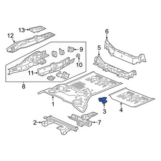 Acura OE - Rear Spare Tire Carrier