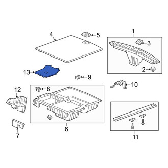 Acura OE - Rear Floor Storage Compartment Lid