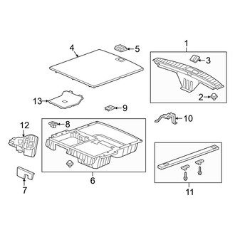 Acura OE - Rear Body & Floor - Interior Trim