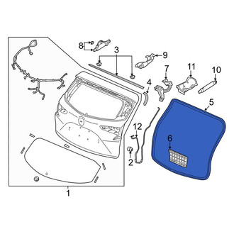 Acura OE - Rear Hatch Seal