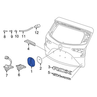 Acura OE - Rear Tailgate Emblem