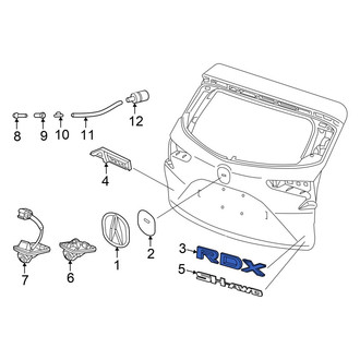 Acura OE - Rear Hatch Emblem