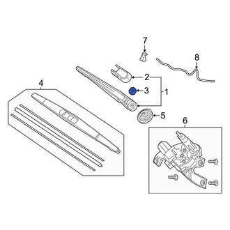 Acura OE - Wiper Arm Nut