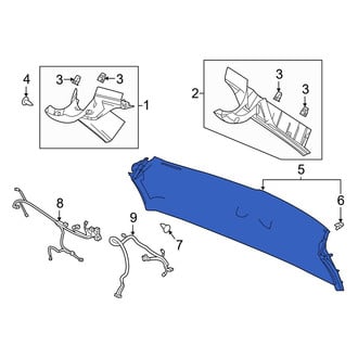 Acura OE - Rear Lower Liftgate Trim