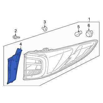Acura OE - Rear Left Tail Light Cover