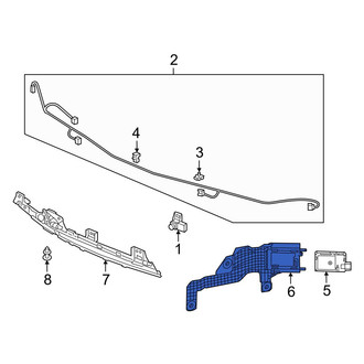 Acura OE - Left Blind Spot Detection System Warning Sensor Bracket