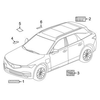 Acura OE - Information Labels - Labels
