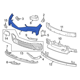 Acura OE - Front Bumper Cover