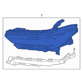 Acura OE - Front Left Headlight Assembly