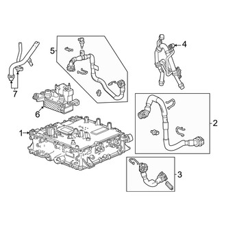 Acura OE - Cooling - Hoses & Pipes (Battery Cooling), (RWD)
