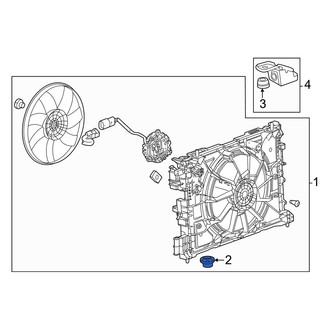 Acura OE - Lower Engine Cooling Fan Shroud Insulator
