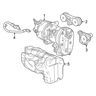 Acura OE - Air Conditioner & Heater - Compressor (AWD)