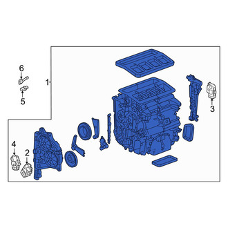 Acura OE - HVAC Unit Case Assembly