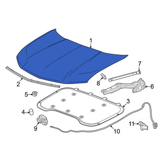 Acura OE - Front Hood Panel