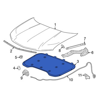 Acura OE - Hood Insulation Pad