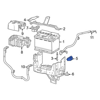 Acura OE - Battery Hold Down