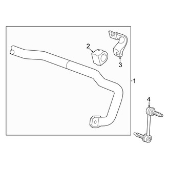 Acura OE - Front Suspension - Stabilizer Bar & Components (RWD)