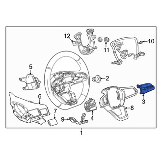 Acura OE - Left Steering Wheel Radio Controls