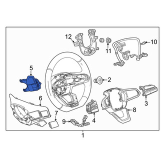 Acura OE - Left Steering Wheel Radio Controls