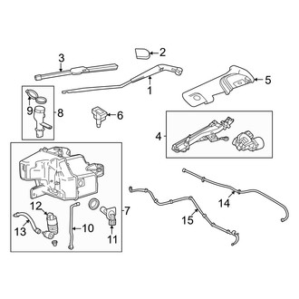 Acura OE - Windshield - Wiper & Washer Components