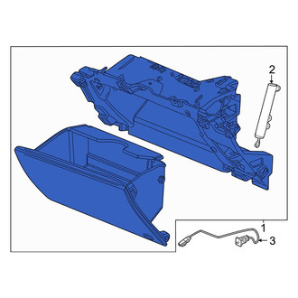 Acura OE - Front Glove Box Assembly
