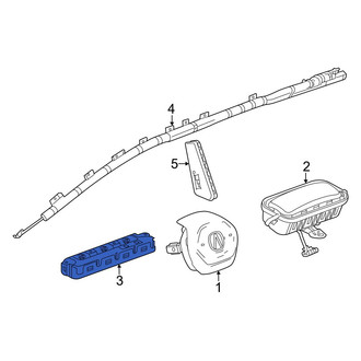 Acura OE - Left Lower Instrument Panel Air Bag